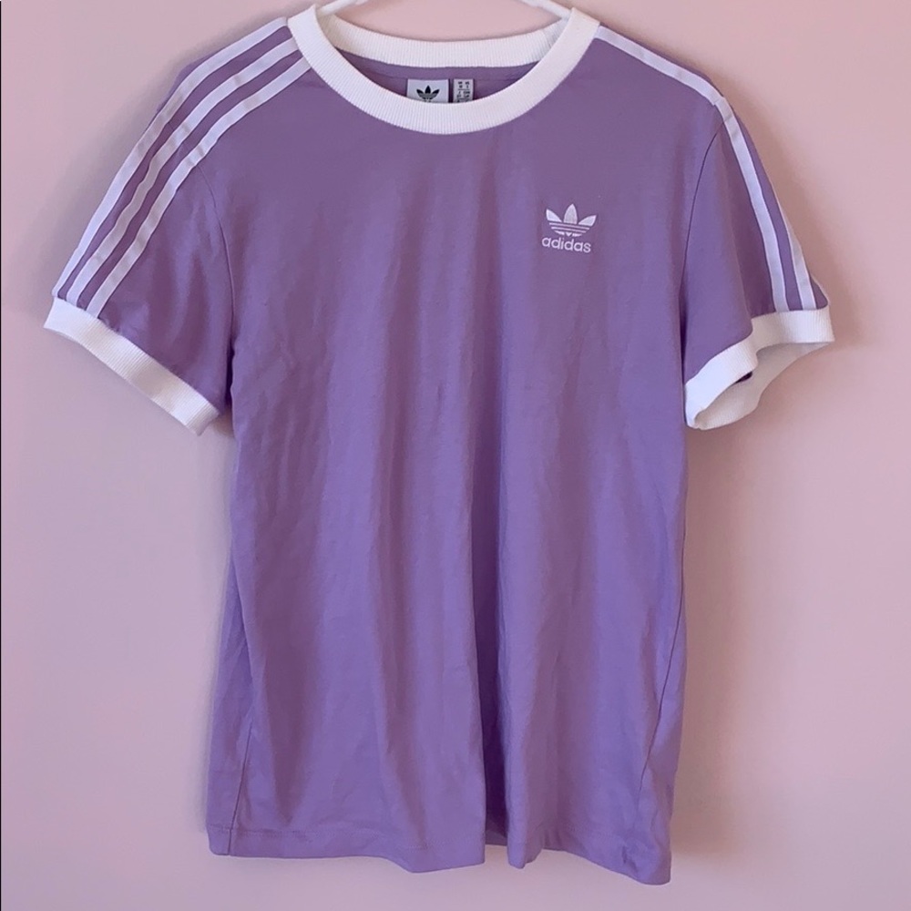 COPY - Purple Adidas Top